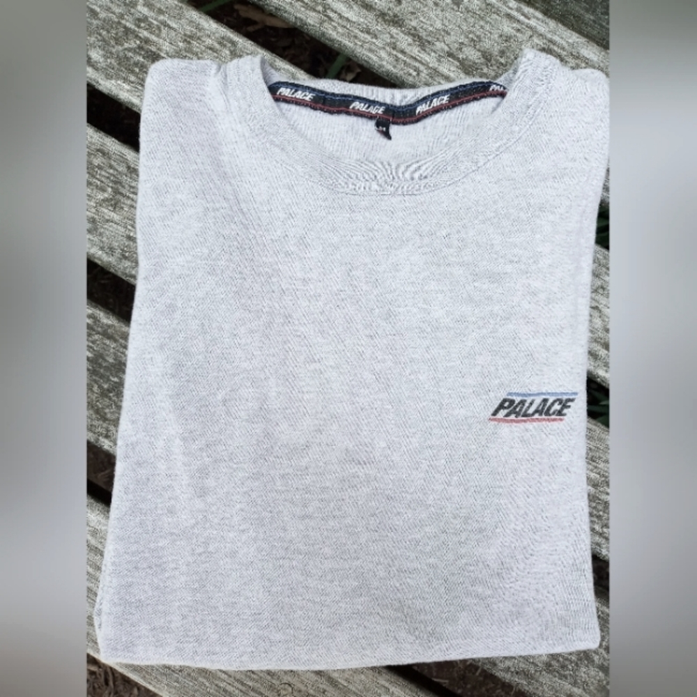 Palace Long Sleeve Gray T-Shirt Size Medium | GUC